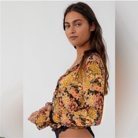 Free People Heat Wave Floral Bodysuit - Picture 9 of 10